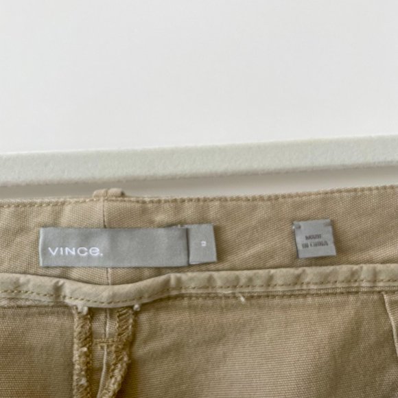 Vince Tan High-Rise Shorts, Size 12 - Picture 3 of 5